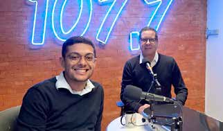 Vinícius Leão em recente entrevista na Rádio Santa Cecília de Santos
